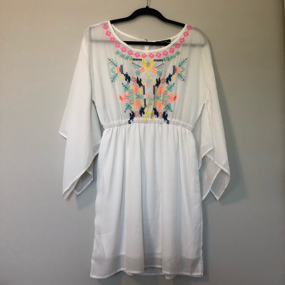 White Sheer Dress